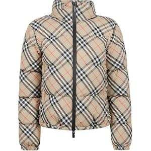 Burberry, Dames, Jassen, Veelkleurig, Maat: M Leer,