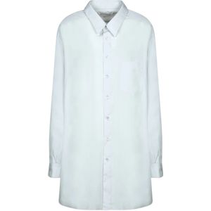 Maison Margiela - Lange Blouse - Lichtblauw - 100% Katoen