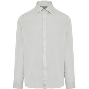 Sonrisa, Heren, Overhemden, Grijs, Maat: M Katoen,