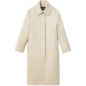 Proenza Schouler, Dames, Mantels, Bruin, Maat: XS Katoen,