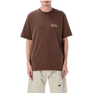 Gramicci, Heren, Tops, Bruin, Maat: XL Katoen,