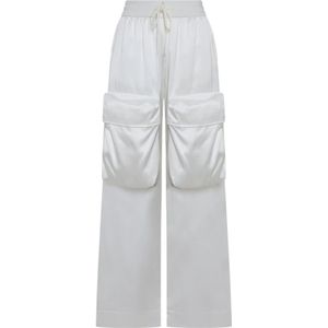 Off White, Dames, Broeken, Wit, Maat: XS Katoen,