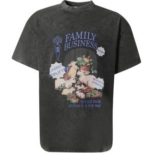 Msgm, Heren, Tops, Grijs, Maat: M Katoen,