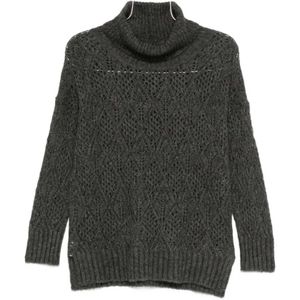 D.Exterior, Dames, Truien, Grijs, Maat: S Wol,