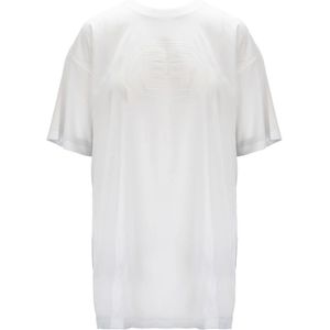 Elisabetta Franchi, Dames, Tops, Wit, Maat: M Katoen,