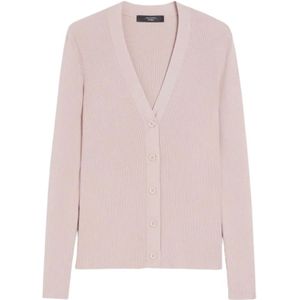 Weekend Max Mara, Dames, Truien, Roze, Maat: S Viscose,