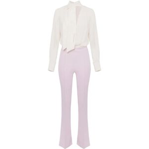 Elisabetta Franchi, Dames, Jumpsuits & Playsuits, Veelkleurig, Maat: XL Viscose,