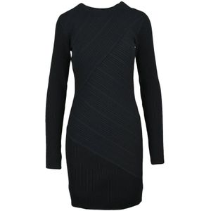 Moschino, Dames, Jurken, Zwart, Maat: S Jersey,