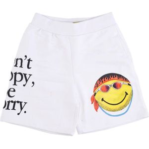 Market, Heren, Korte broeken, Wit, Maat: S Katoen,