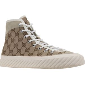 Gucci, Heren, Schoenen, Beige, Maat: 40 1/2 EU Suède,