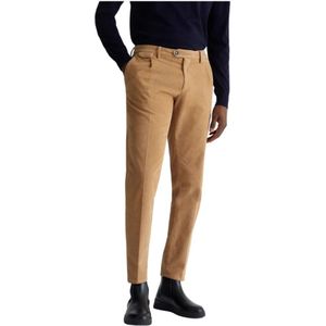 Liu Jo, Heren, Broeken, Beige, Maat: M Poliester,