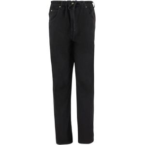 Darkpark, Dames, Broeken, Zwart, Maat: W26 Katoen,