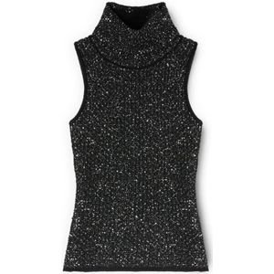 Motivi, Dames, Truien, Zwart, Maat: XS Acryl,