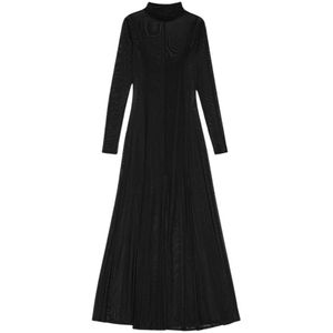 Remain Birger Christensen, Dames, Jurken, Zwart, Maat: S Poliester,