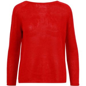 Max Mara, Dames, Truien, Rood, Maat: XS Linnen,