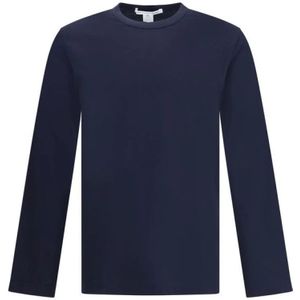 Comme des Garçons, Heren, Tops, Blauw, Maat: XL Katoen,