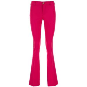 PT Torino, Dames, Broeken, Roze, Maat: XS Viscose,