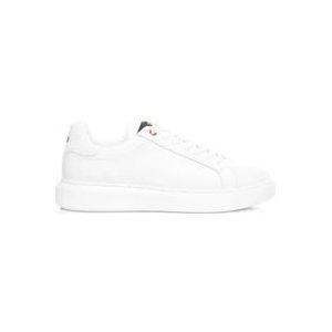 Peuterey Witte Leren Sneakers Ss23 , White , Dames , Maat: 42 EU