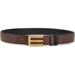 Etro, Dames, Accessoires, Bruin, Maat: 90 CM Katoen,