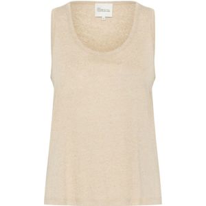 My Essential Wardrobe - Top - Beige gemêleerd - Mouwloos