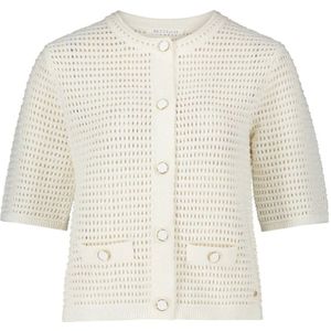 Betty & Co - Zomer Cardigan - Wit - Dames - Knoopsluiting