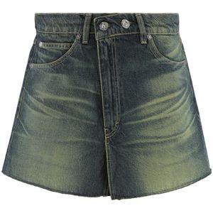 Our Legacy, Dames, Rokken, Blauw, Maat: XS Denim,