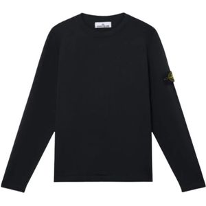 Stone Island, Heren, Tops, Zwart, Maat: XL Katoen,