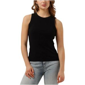 Drykorn - Olina - Mouwloze Top - Zwart - 100% Katoen