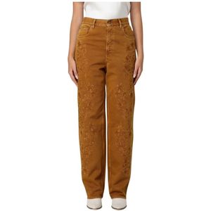 Golden Goose, Dames, Jeans, Bruin, Maat: W29 Denim,