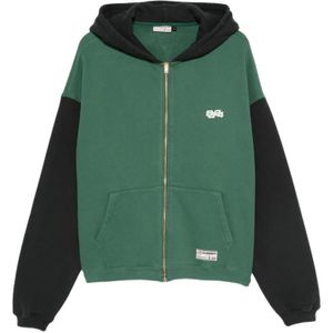 Summit Games, Heren, Sweatshirts & Hoodies, Groen, Maat: XL
