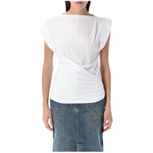 Isabel Marant - T-shirt - Wit - Katoen