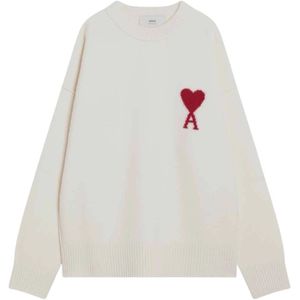 Ami Paris, Heren, Truien, Wit, Maat: XL