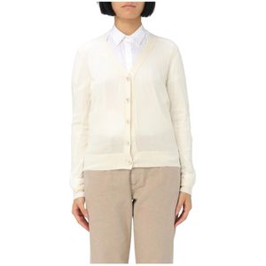 Tory Burch, Dames, Truien, Wit, Maat: S Kasjmier,