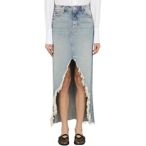 Mother, Dames, Rokken, Blauw, Maat: W30 Denim,