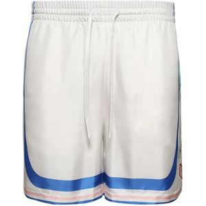 Casablanca, Heren, Korte broeken, Wit, Maat: M Zijde,