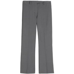 Max Mara, Dames, Broeken, Grijs, Maat: S Katoen,