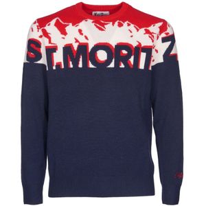 MC2 Saint Barth, Heren, Truien, Blauw, Maat: L