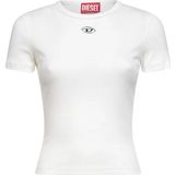 Diesel, Dames, Tops, Wit, Maat: L Katoen,