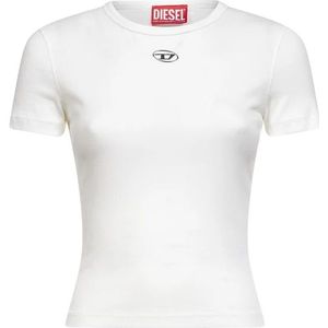 Diesel, Dames, Tops, Wit, Maat: L Katoen,