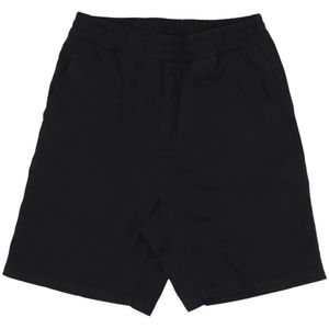 Carhartt Wip, Heren, Korte broeken, Zwart, Maat: XS Katoen,