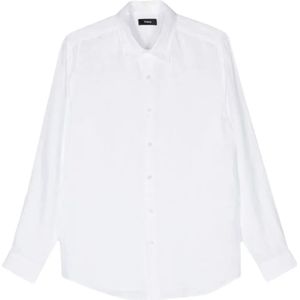 Theory, Heren, Overhemden, Wit, Maat: M