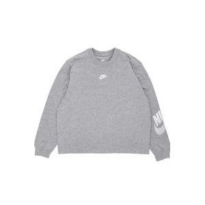 Nike Sportswear Longsleeve Top , Gray , Dames , Maat: XS