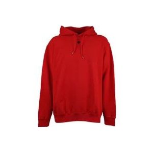 Dsquared2 Rode Hoodie Sweatshirt , Red , Heren , Maat: 2XL