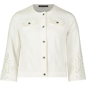 Betty Barclay, Dames, Jassen, Wit, Maat: 2XL Denim,