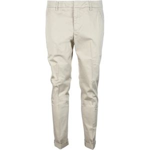 Dondup, Heren, Broeken, Beige, Maat: W32 Katoen,