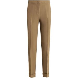 Etro, Dames, Broeken, Beige, Maat: M