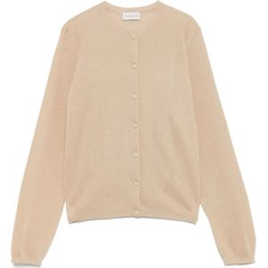 Moncler, Dames, Truien, Beige, Maat: S Katoen,