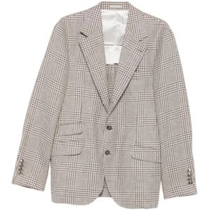 Brunello Cucinelli, Heren, Jassen, Bruin, Maat: L