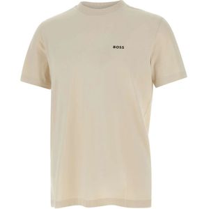 BOSS Menswear - T-shirt - Katoen - Met Contrastlogo