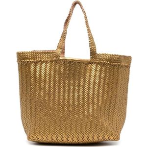 Dragon Diffusion, Dames, Tassen, Geel, Maat: ONE Size Leer,